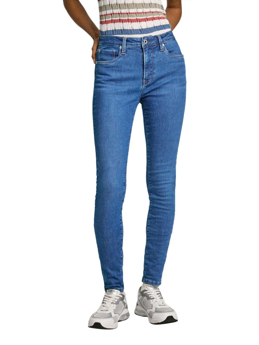 Jeans Skinny Pepe Jeans da Donna - Denim