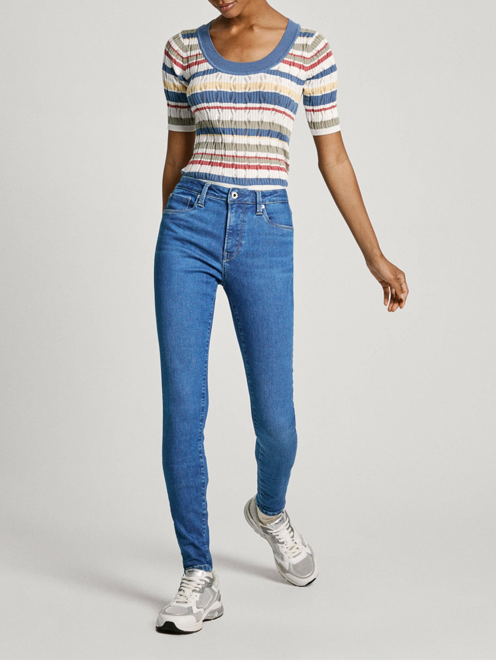 Jeans Skinny Pepe Jeans da Donna - Denim