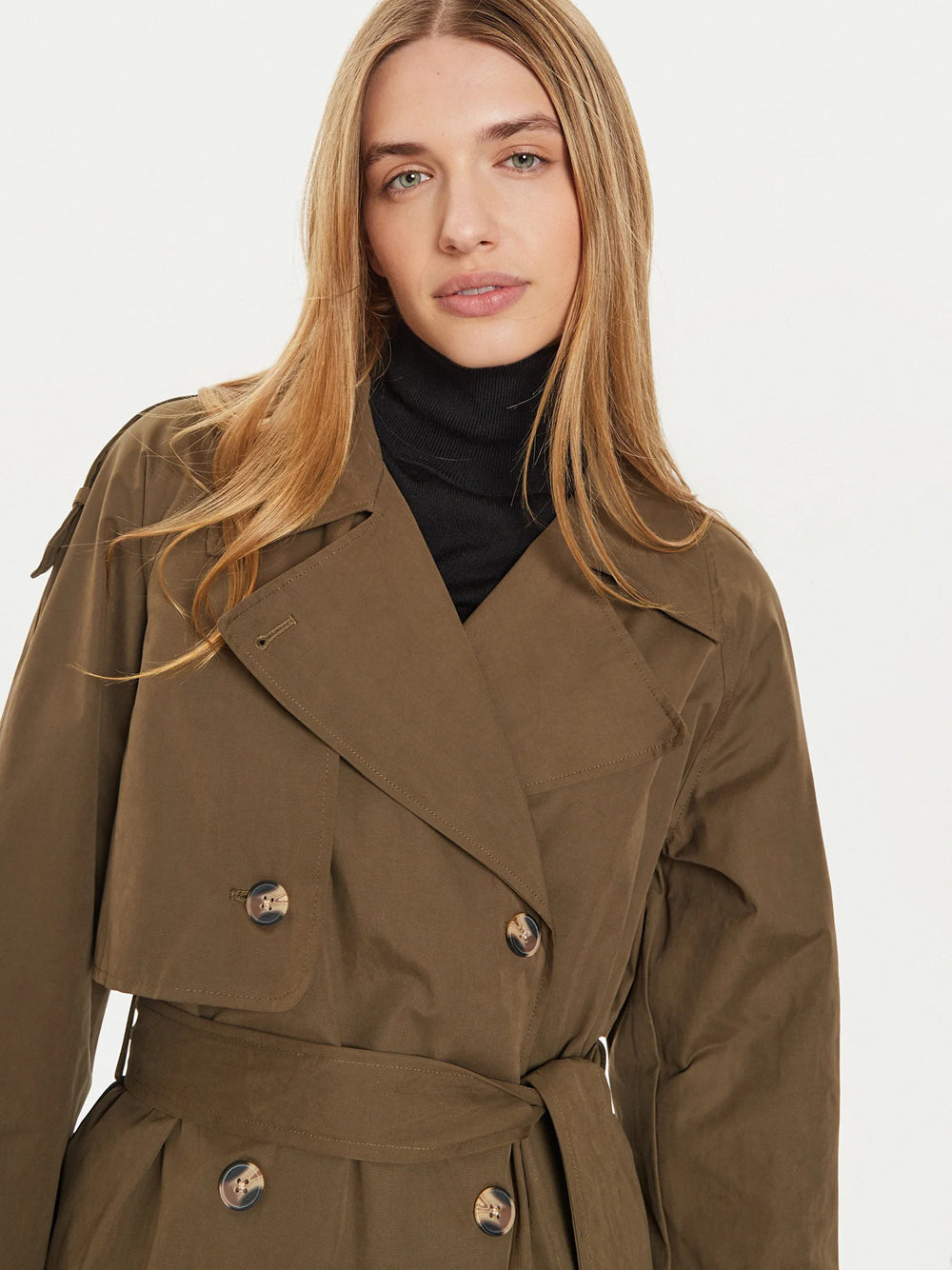 Trench Pepe Jeans Bianca da Donna - Verde