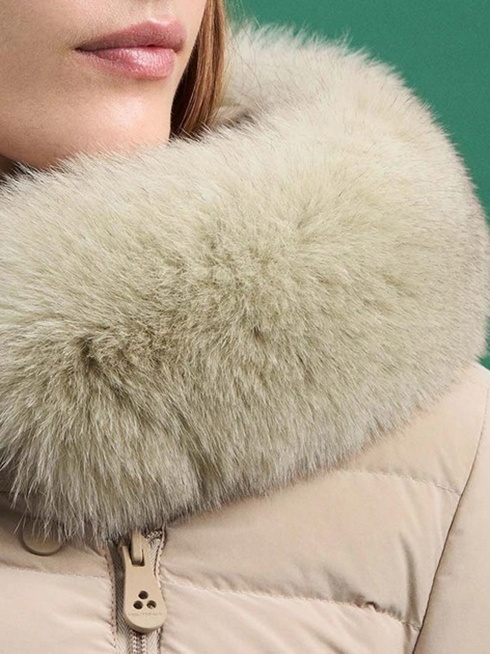 Piumino Peuterey Seriola Ml 04 Fur da Donna - Beige