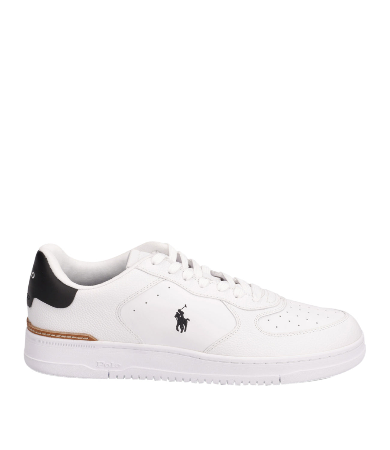 Ralph Lauren Polo Ralph Lauren Sneakers Smooth/Grny Lth-Masters Crt-Sk-Ltl Uomo Mod. 809891791 MASTERS CRT 003 WHITE Bianco