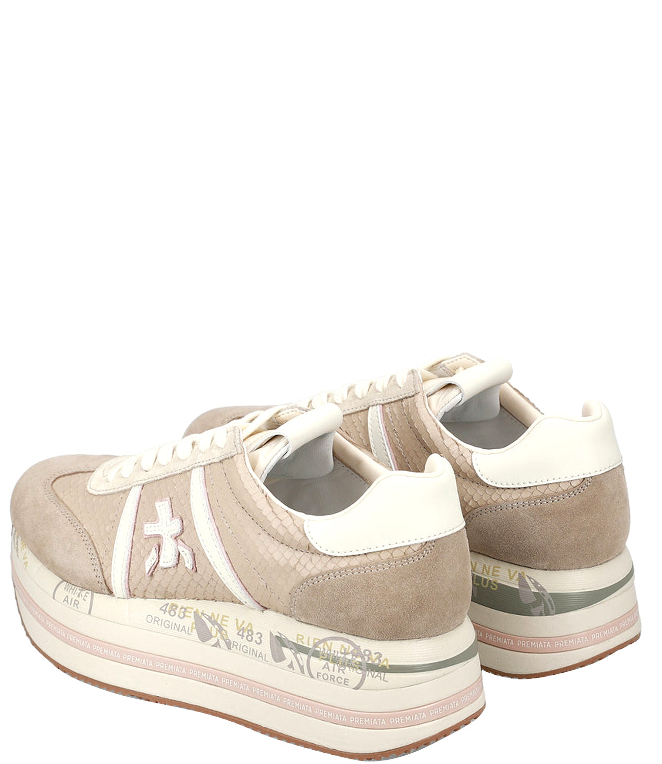 Premiata Sneakers Donna Mod. BETH 7039 Beige