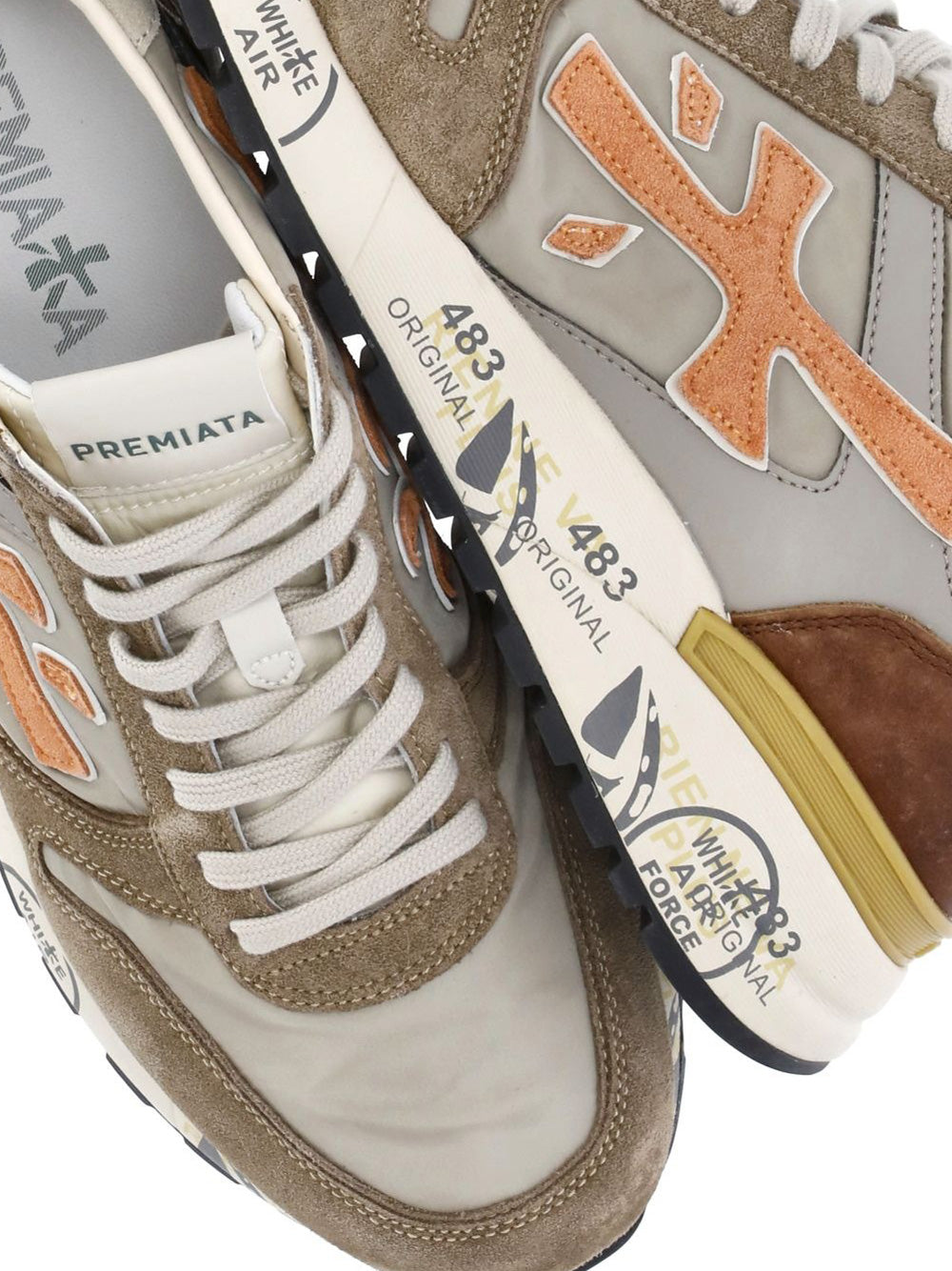 Sneakers Premiata MICK 6866 da Uomo - Beige