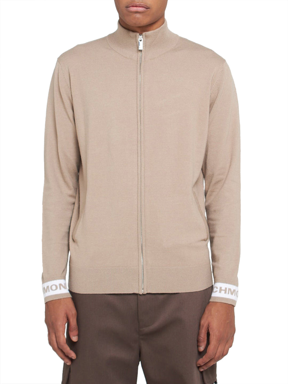 Cardigan Richmond Vandi da Uomo - Beige