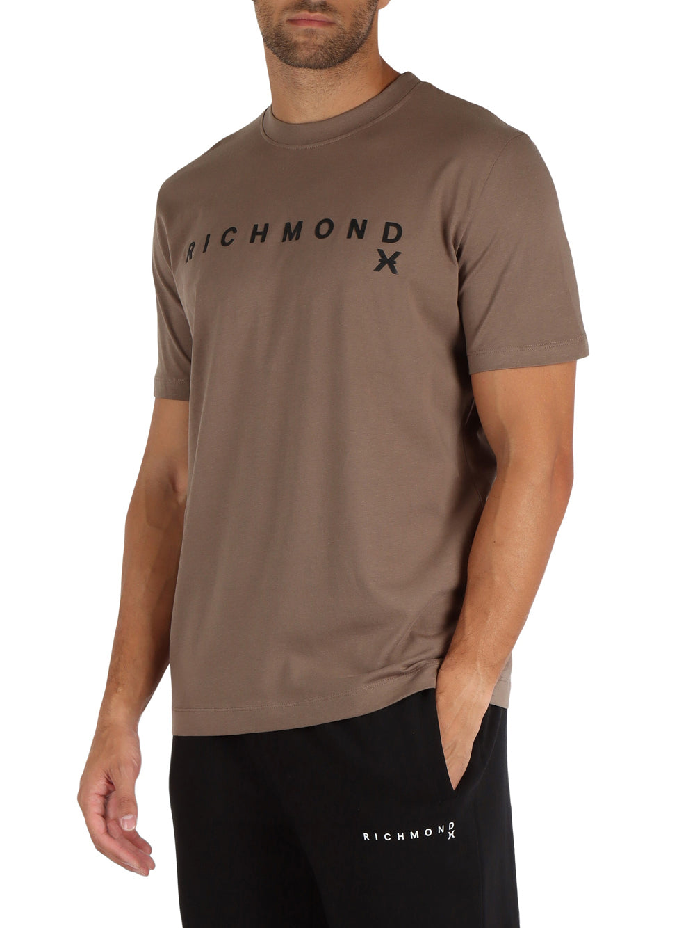 T-shirt Richmond Olbeli da Uomo - Marrone