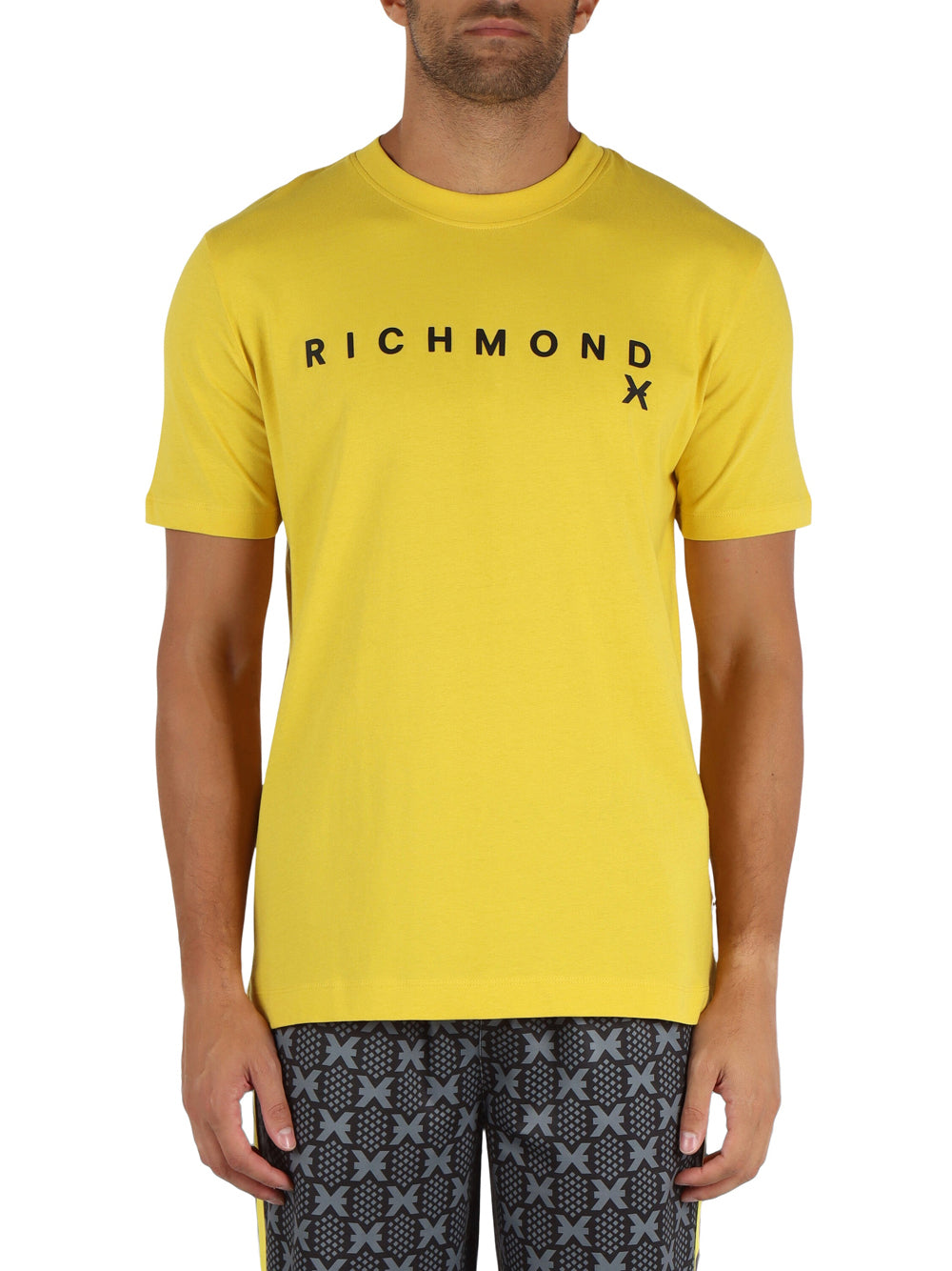 T-shirt Richmond Olbeli da Uomo - Giallo