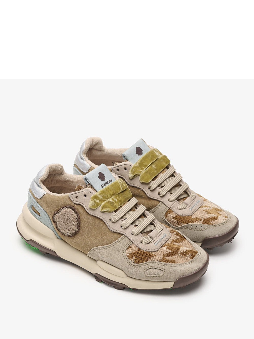 Sneakers Satorisan Chacrona Suede da Donna - Beige