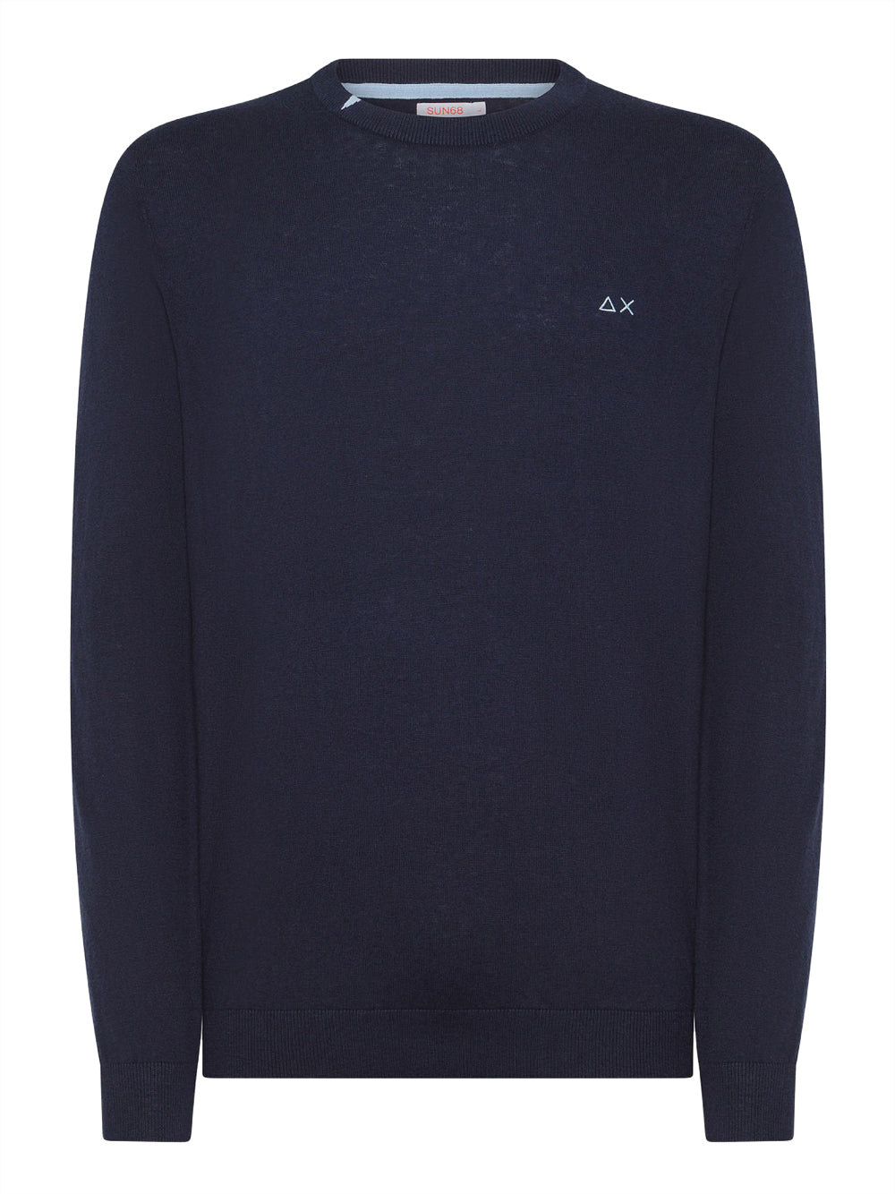 Pullover Sun68 Round Solid da Uomo - Blu