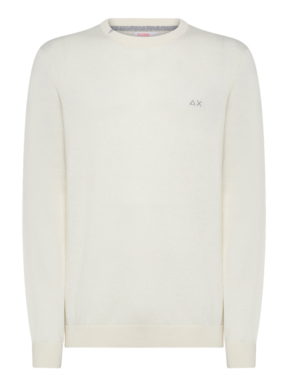 Pullover Sun68 Round Solid da Uomo - Bianco