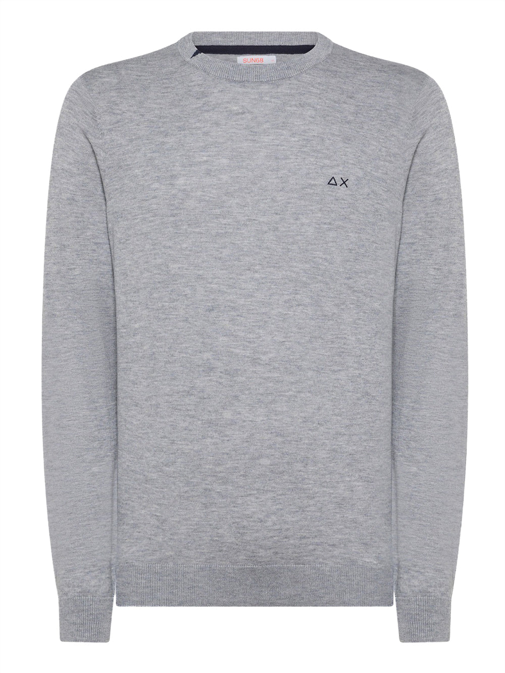 Pullover Sun68 Round Solid da Uomo - Grigio