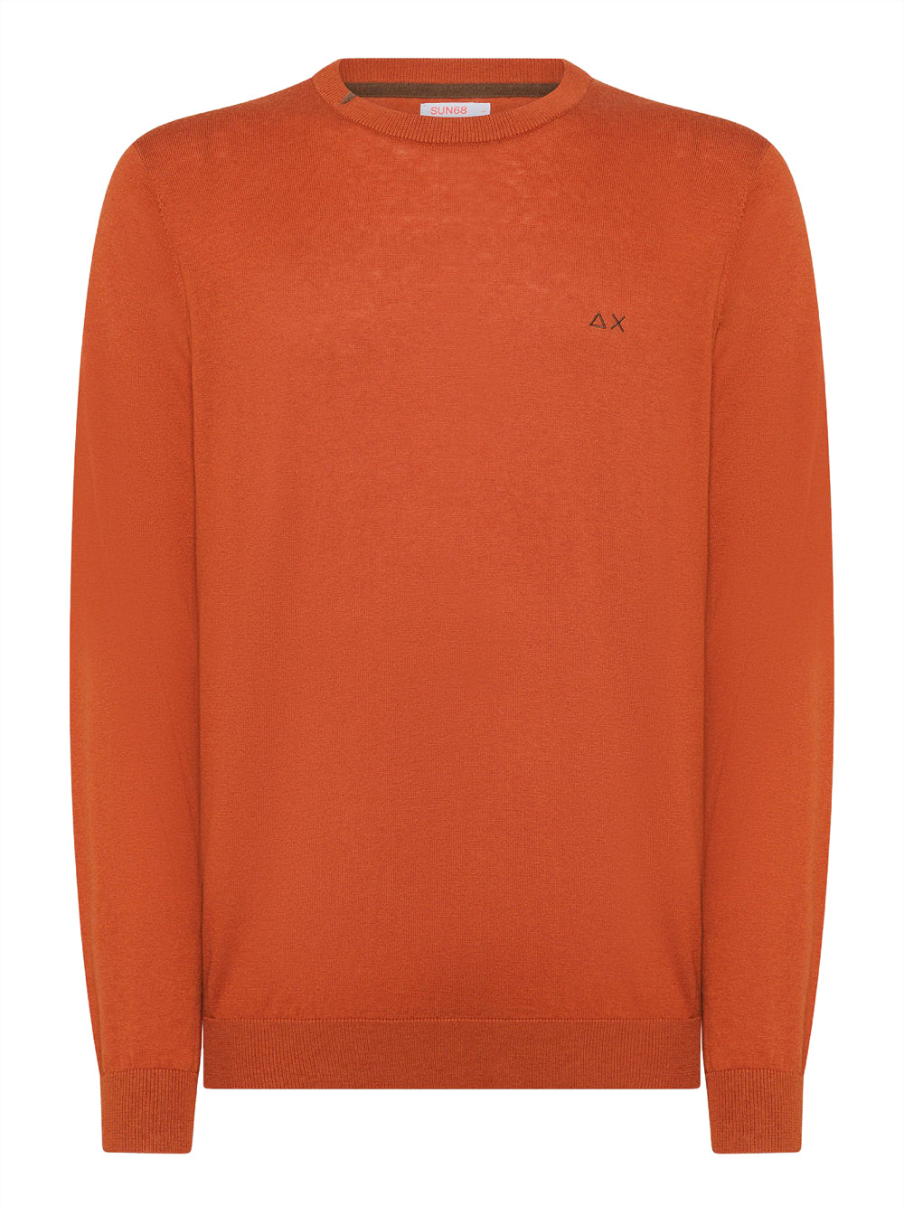 Pullover Sun68 Round Solid da Uomo - Arancione