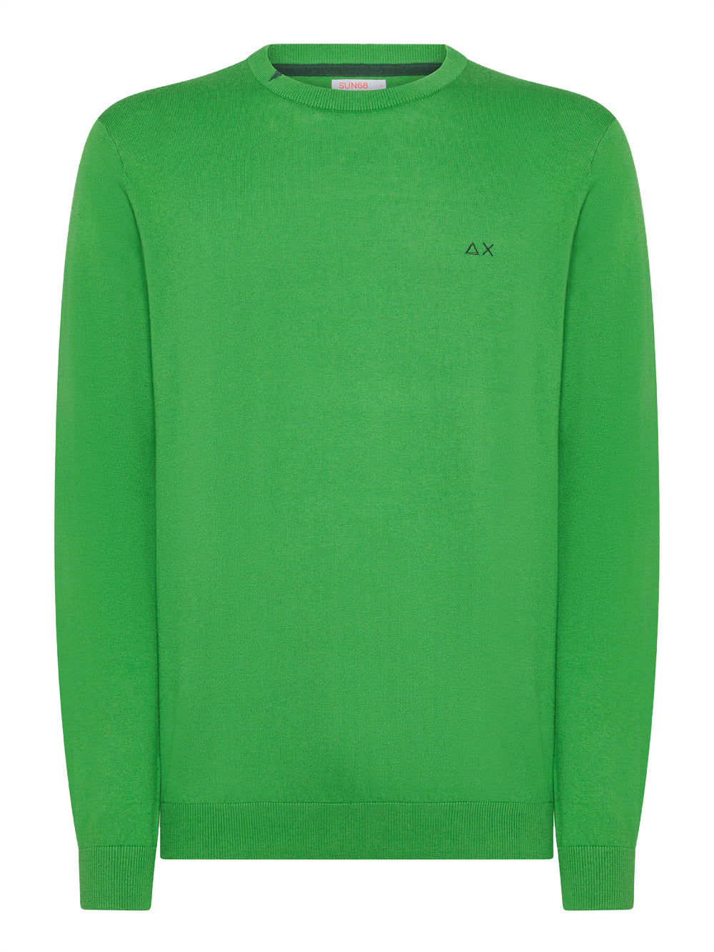 Pullover Sun68 Round Solid da Uomo - Verde