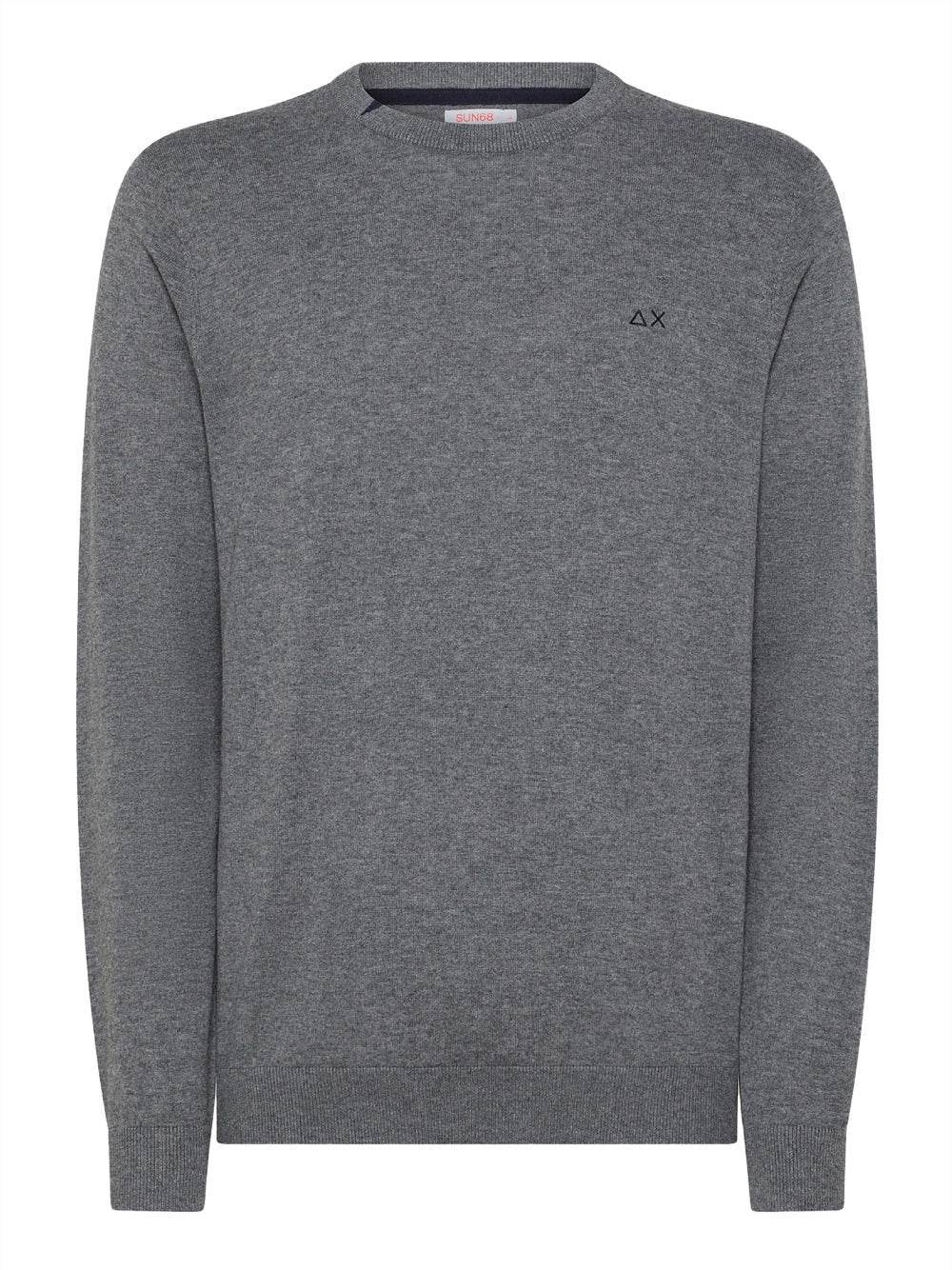 Pullover Sun68 Round Solid da Uomo - Grigio