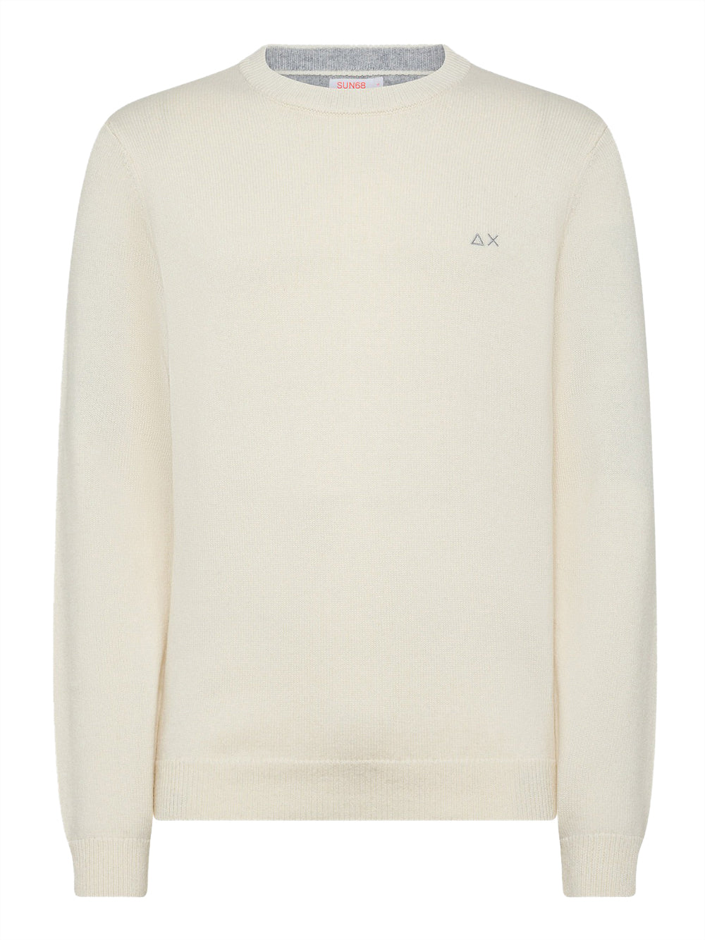 Pullover Sun68 Round Solid Warm da Uomo - Bianco