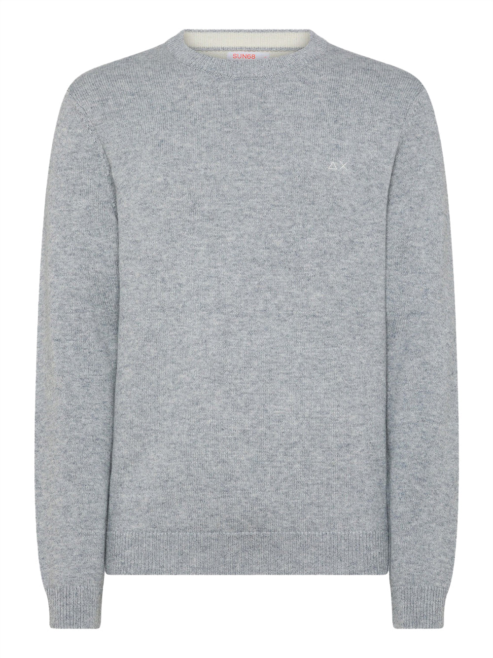 Pullover Sun68 Round Solid Warm da Uomo - Grigio