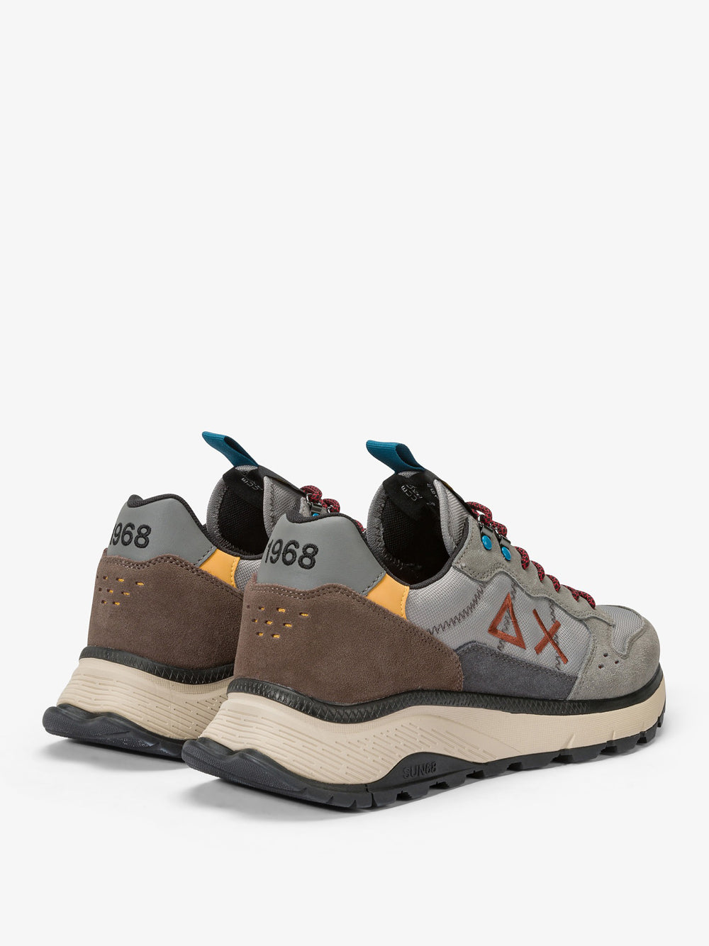 Sneakers Sun68 Fire And Camping da Uomo - Grigio