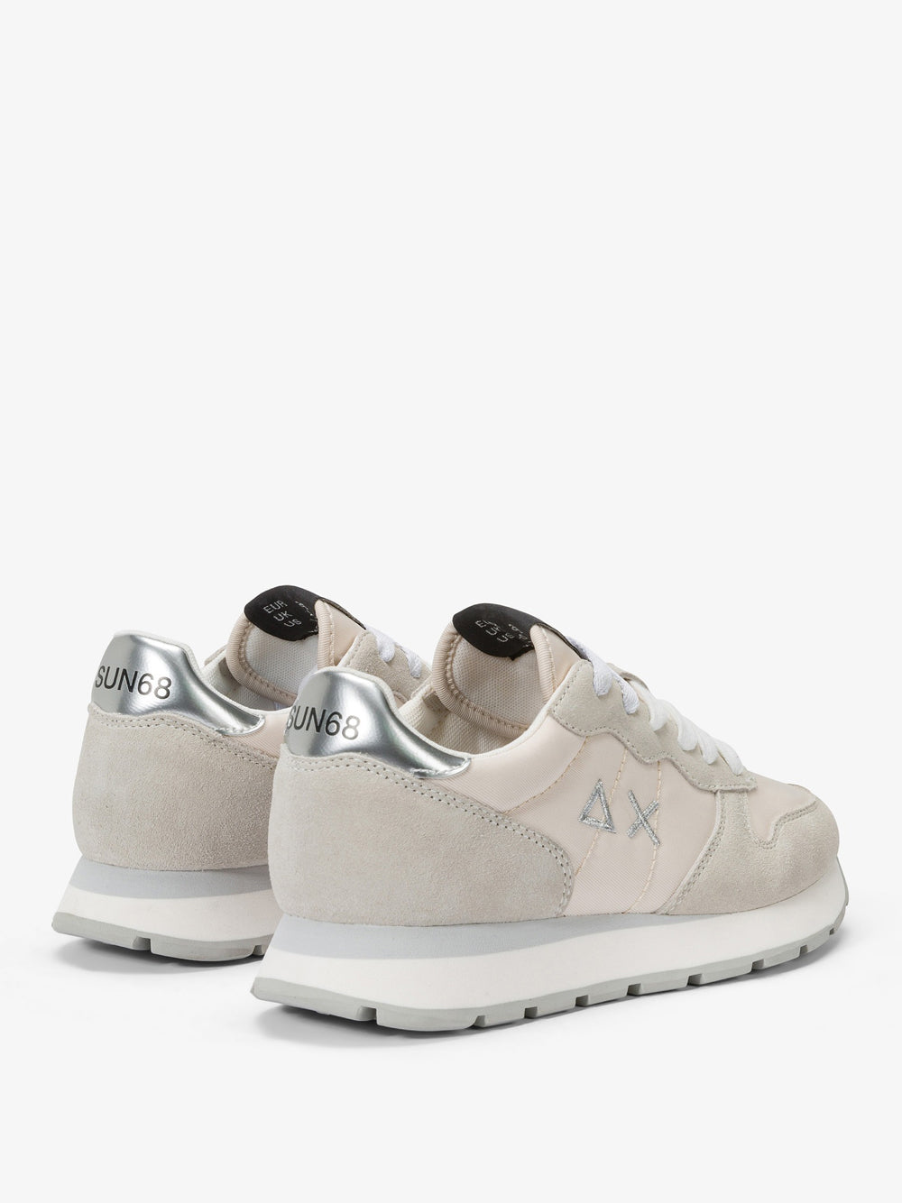 Sneakers Sun68 Ally Gold Silver da Donna - Bianco