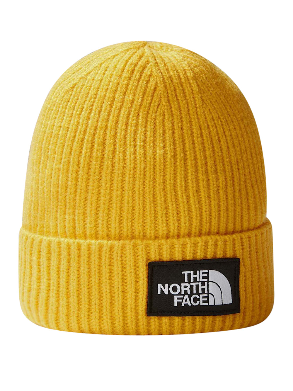 Berretto The North Face Logo Box Cuffed Unisex - Giallo