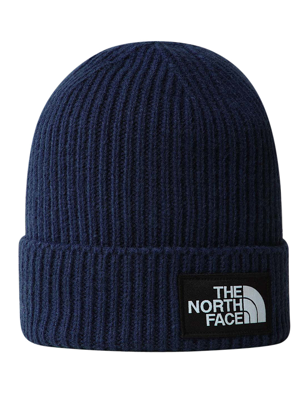 Berretto The North Face Logo Box Cuffed Unisex - Blu