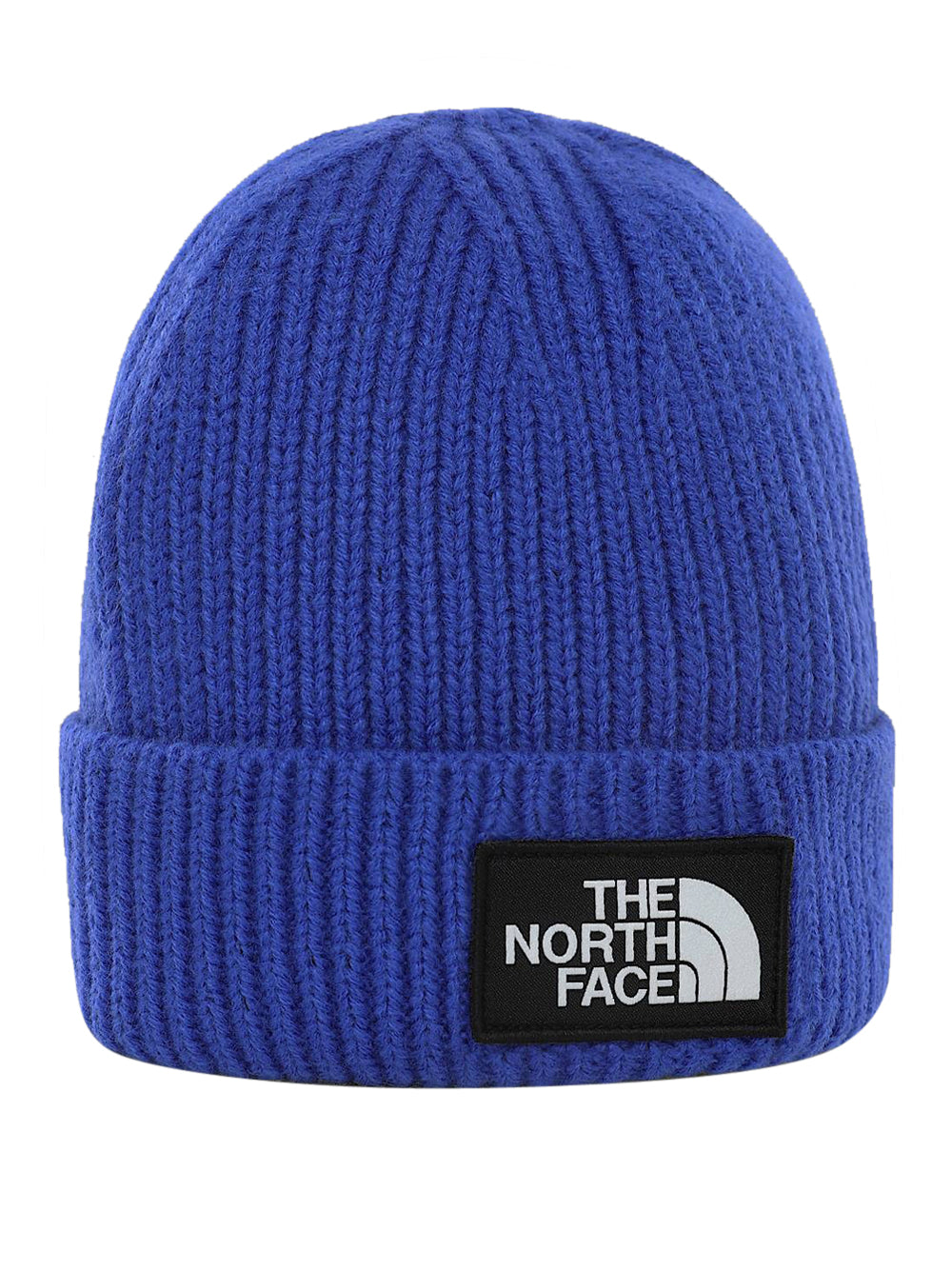 Berretto The North Face Logo Box Cuffed Unisex - Blu