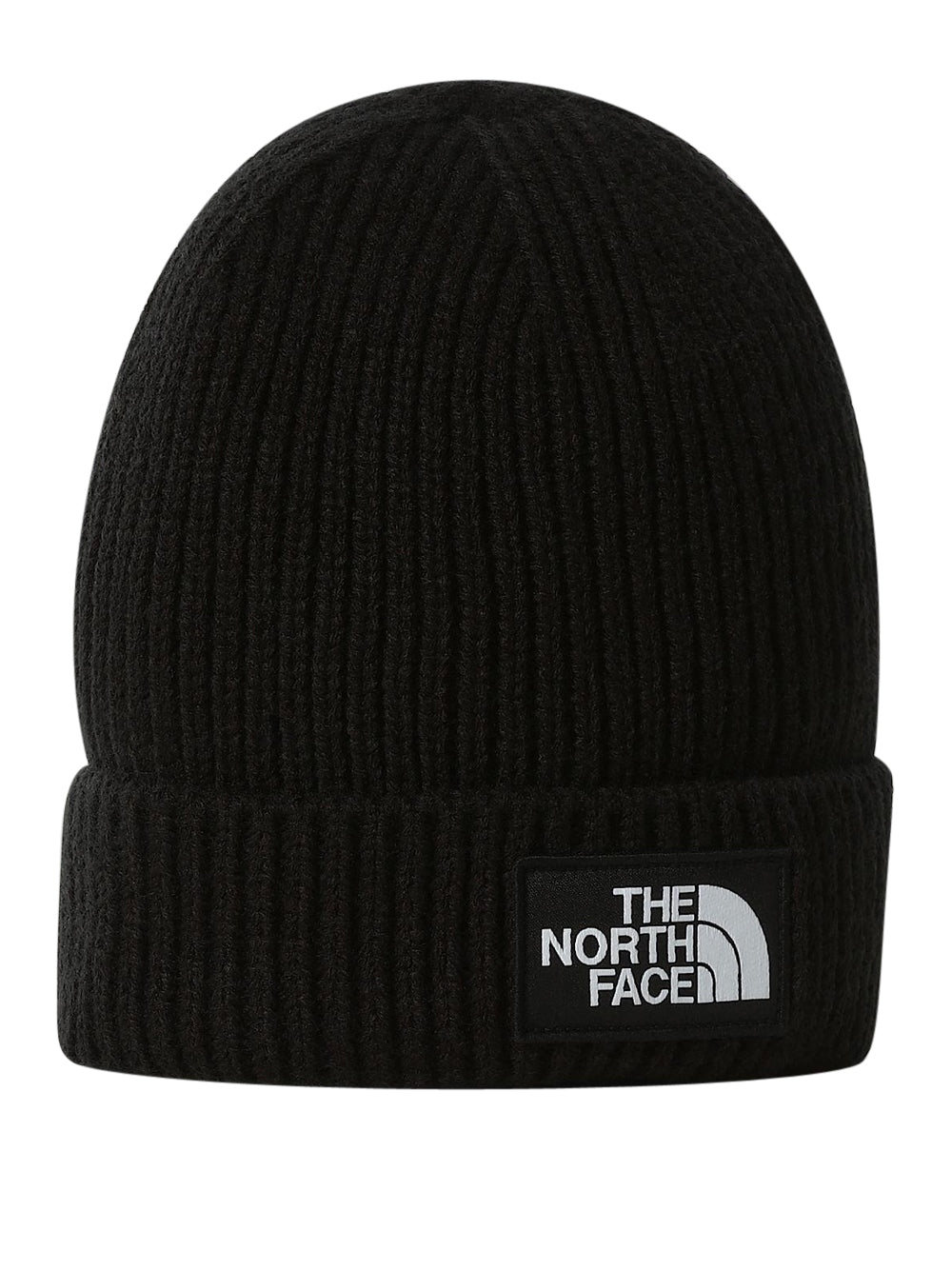 Berretto The North Face Logo Box Cuffed Unisex - Nero