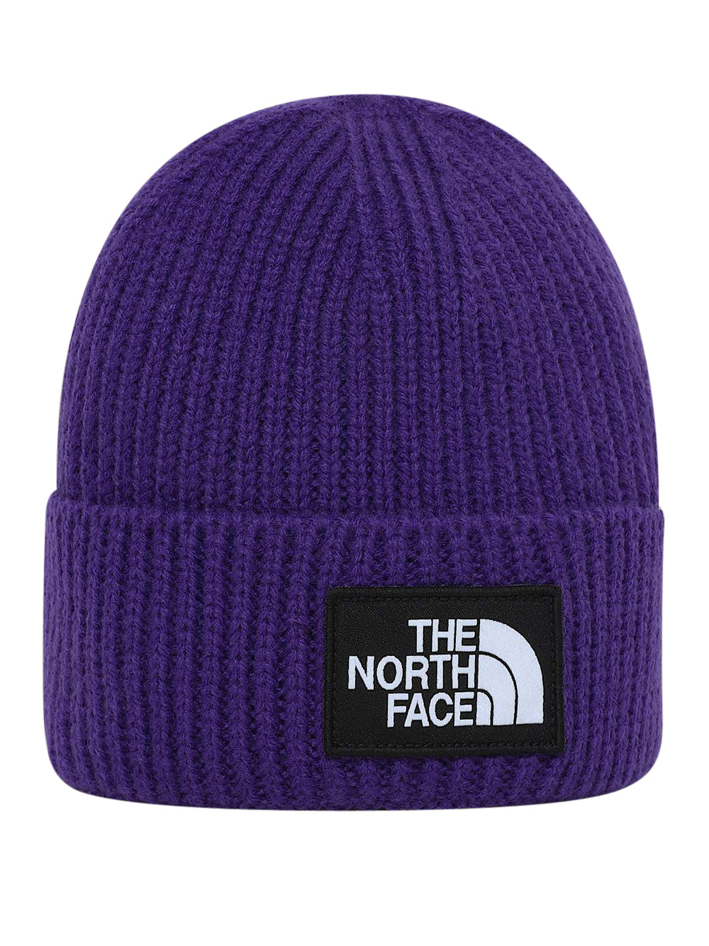 Berretto The North Face Logo Box Cuffed Unisex - Viola