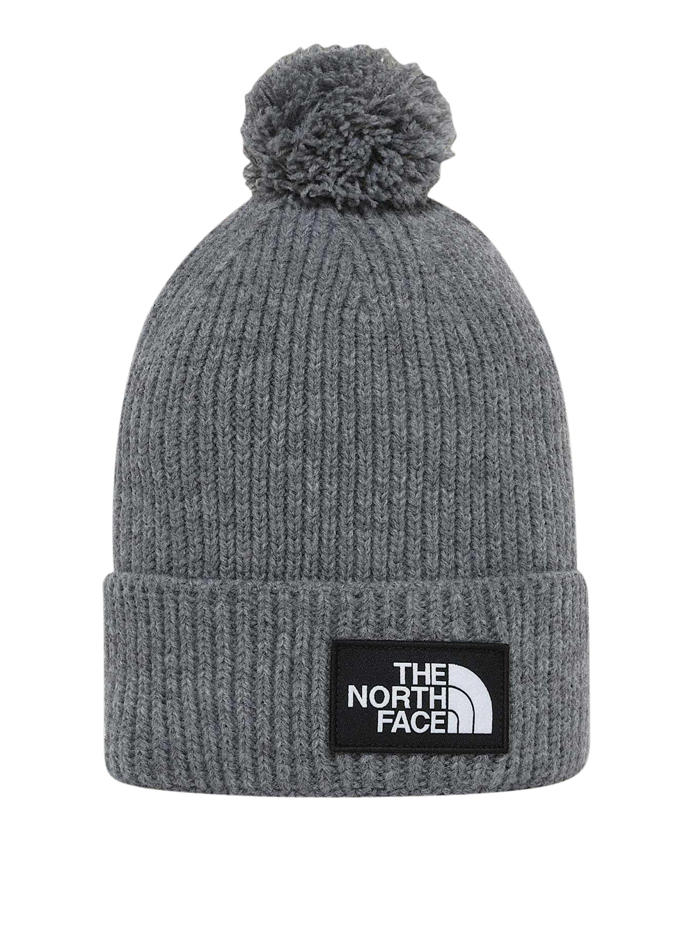 Berretto The North Face Logo Box Pom Unisex - Grigio