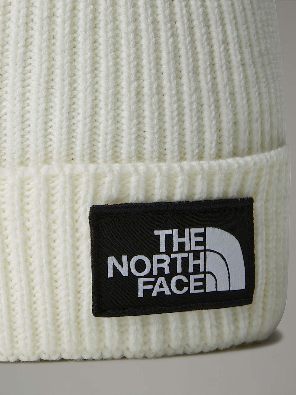 Berretto The North Face Logo Box Pom Unisex - Bianco