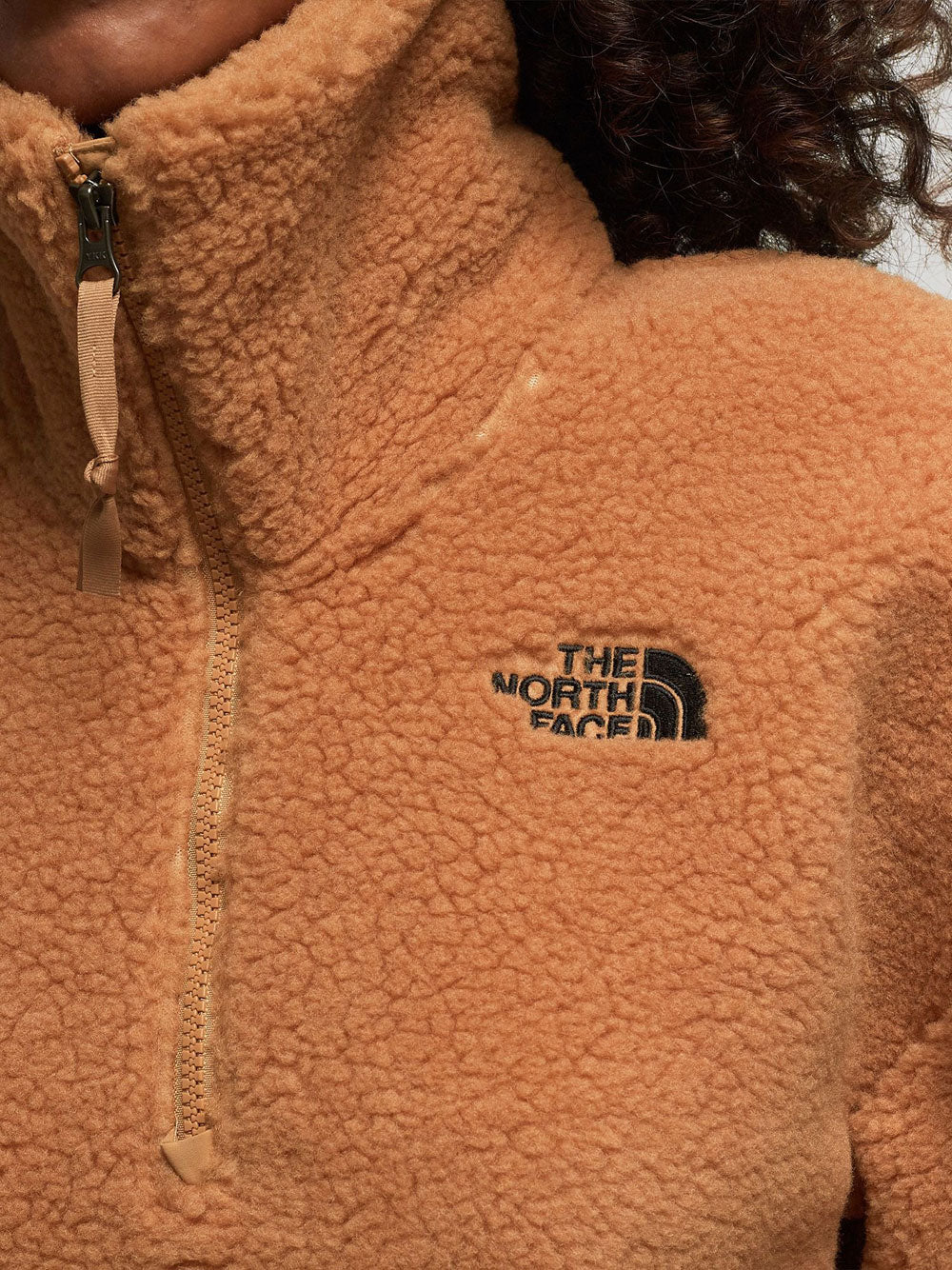 Felpa The North Face Platte High Pile da Donna - Marrone