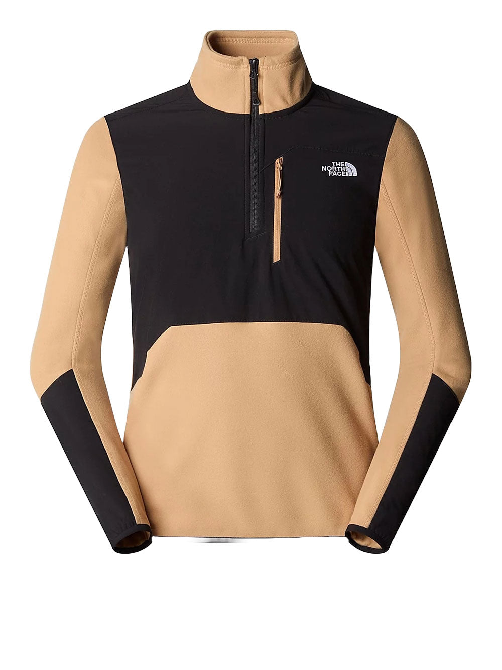 Felpa The North Face Glacier Pro da Uomo - Nero Beige