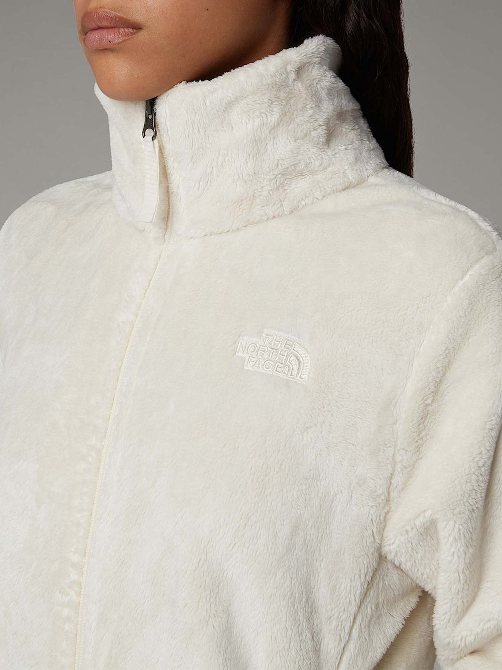 Giubbino The North Face Osito Pile Raschel da Donna - Bianco