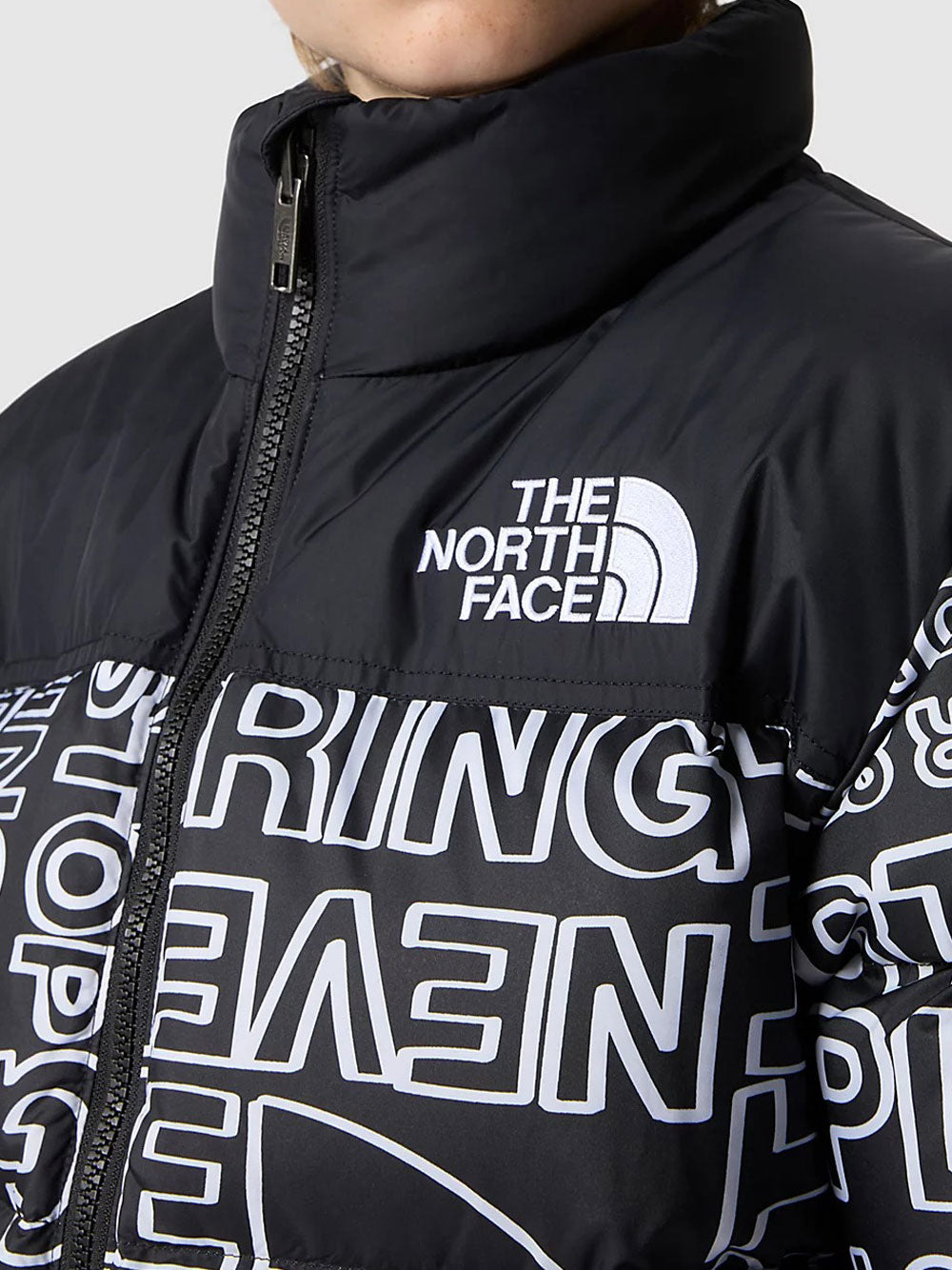 Piumino The North Face Teen 1996 Retro Nuptse da Bambino - Nero