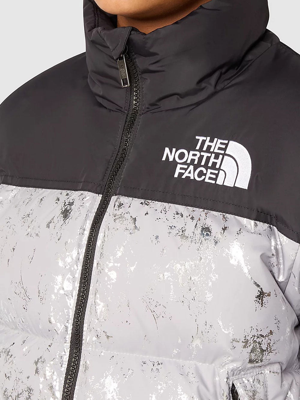 Piumino The North Face Teen 1996 Retro Nuptse da Bambino - Grigio