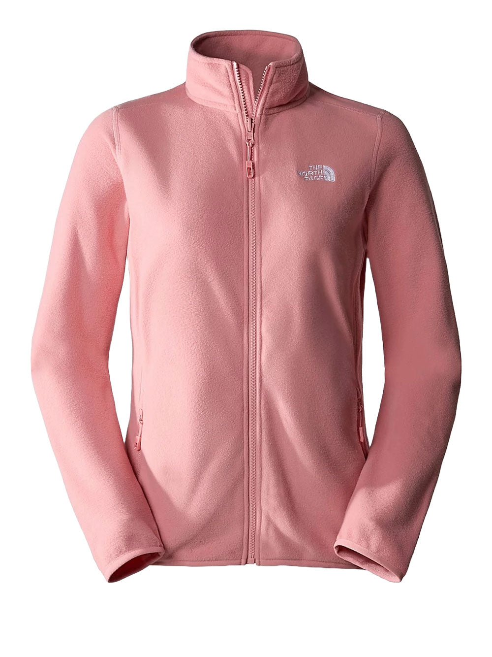 Felpa Zip The North Face 100 Glacier Fz da Donna - Rosa