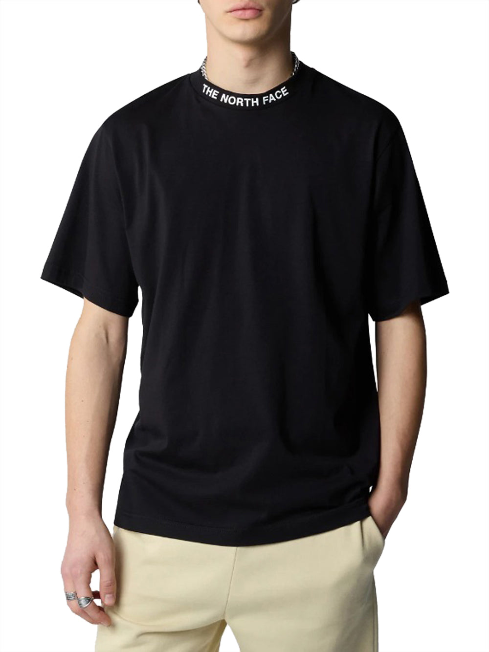 T-shirt The North Face Zumu Relaxed da Uomo - Nero