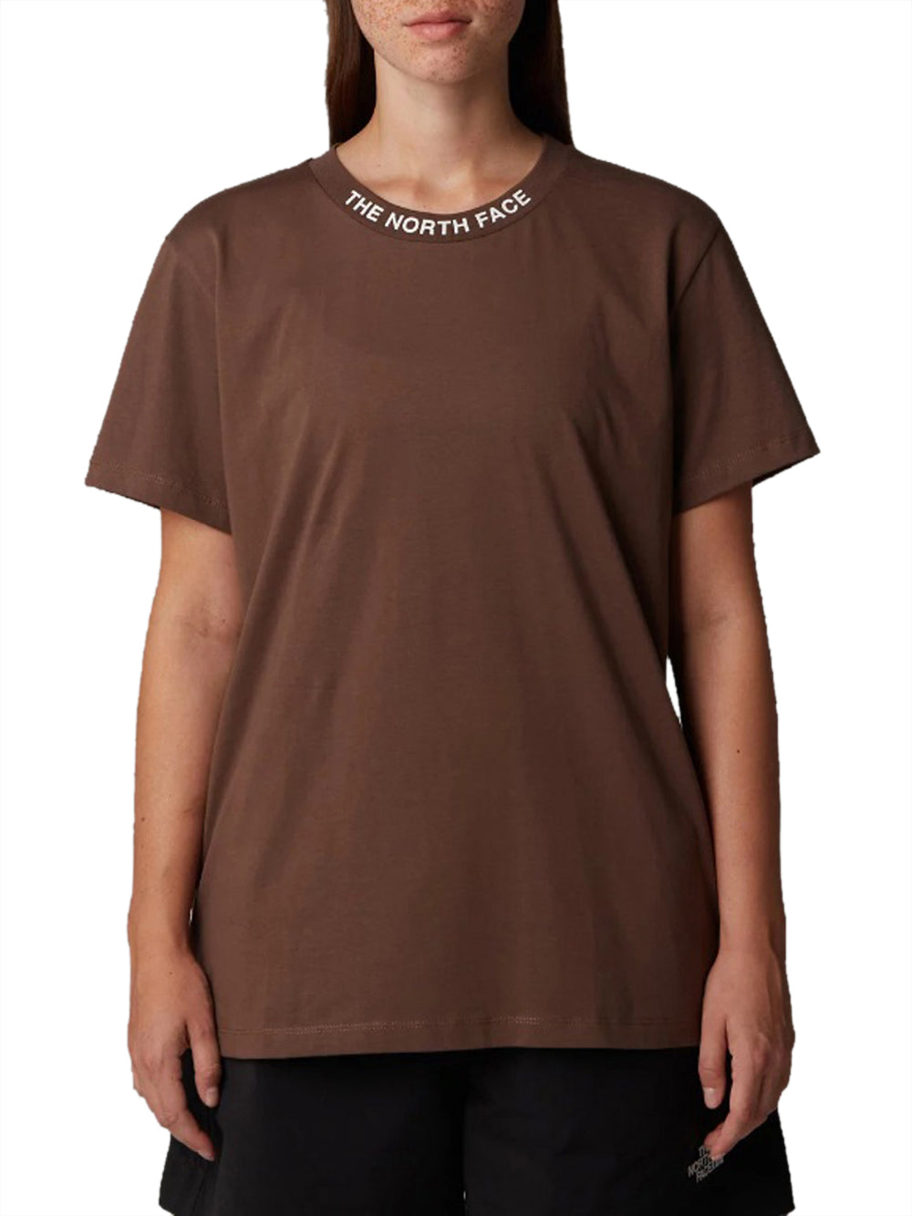 T-shirt The North Face Zumu Relaxed da Donna - Marrone