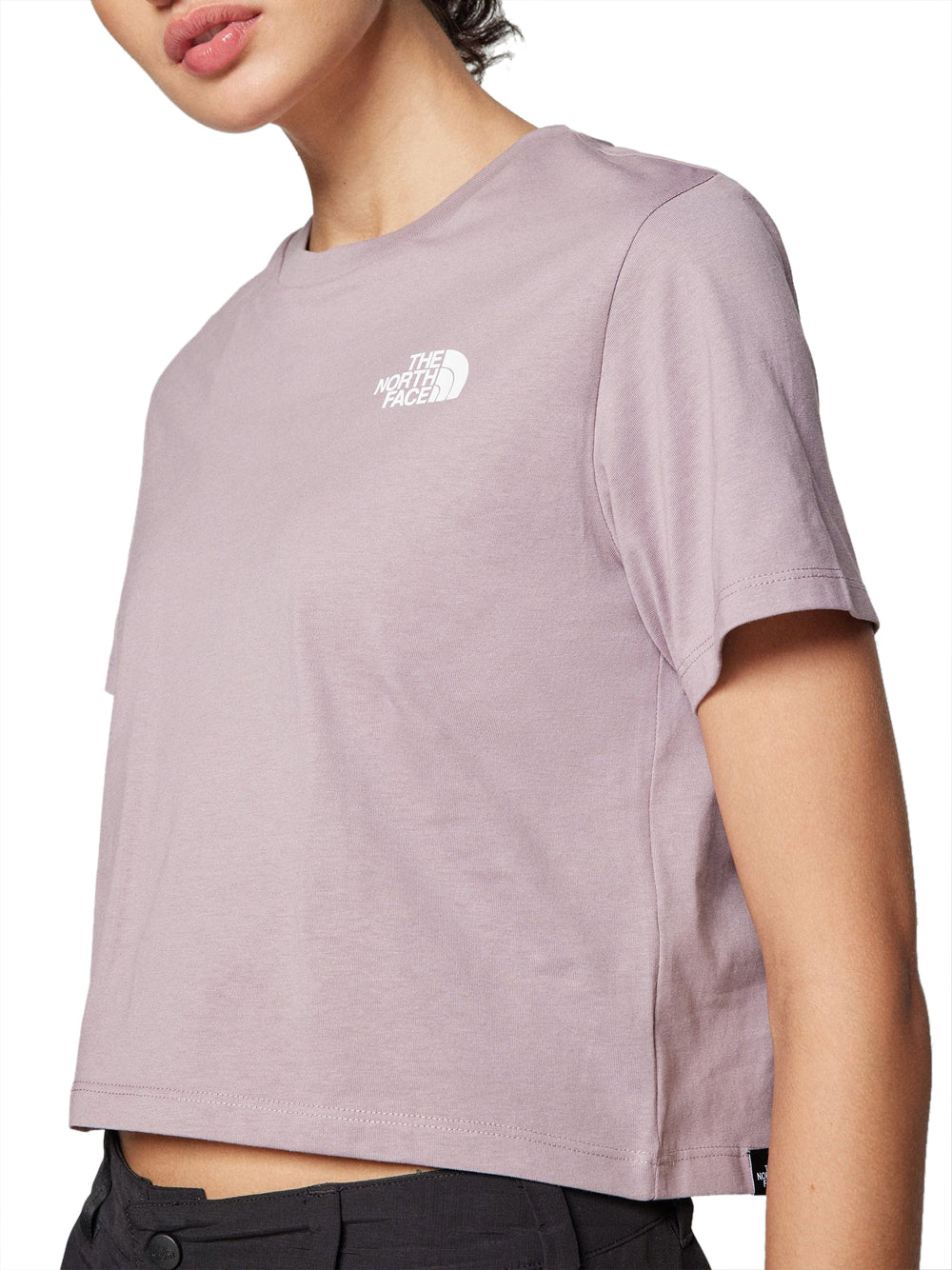 T-shirt The North Face Simple Dome Cropped da Donna - Viola