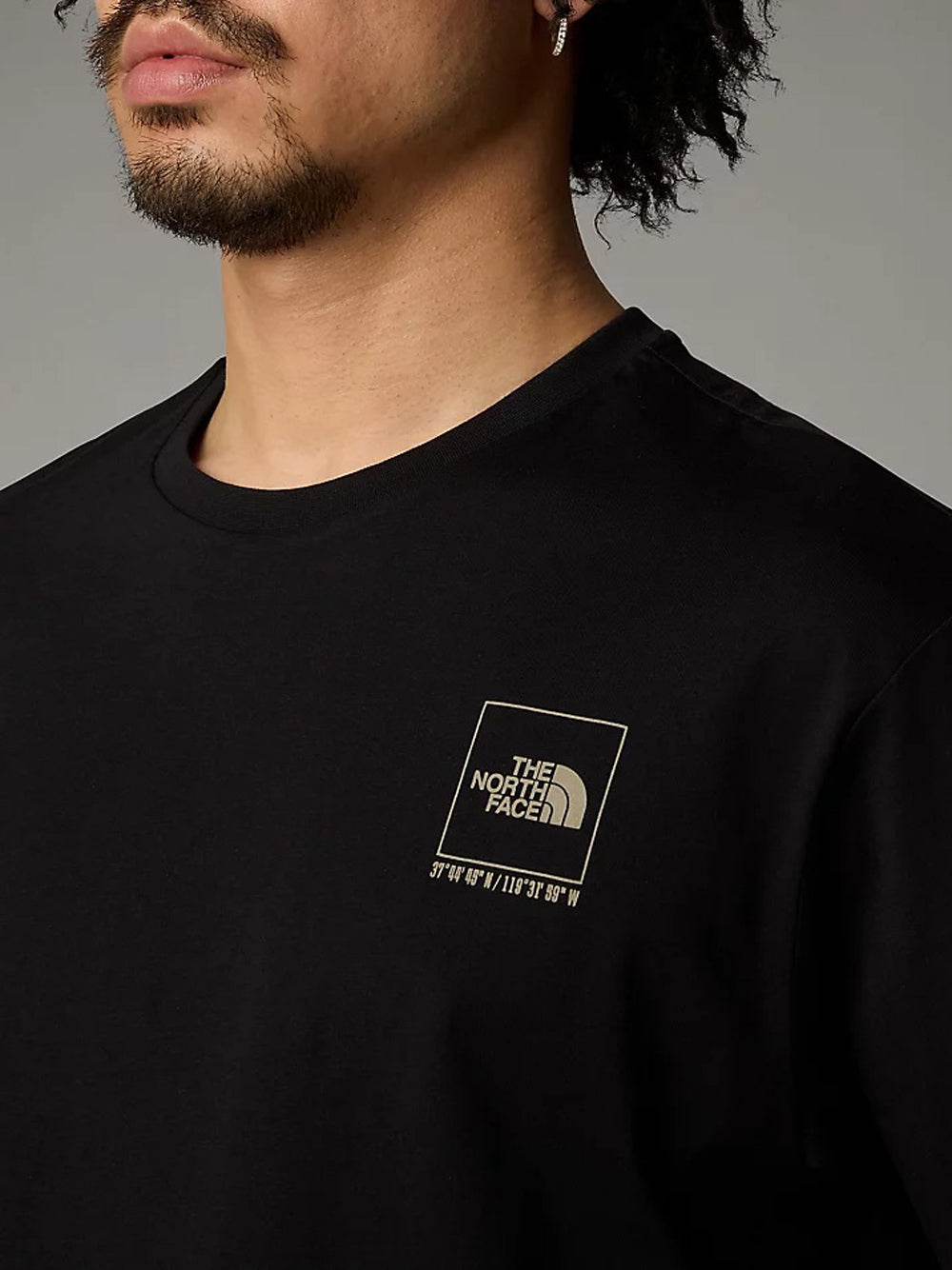 T-shirt The North Face Coordinates da Uomo - Nero