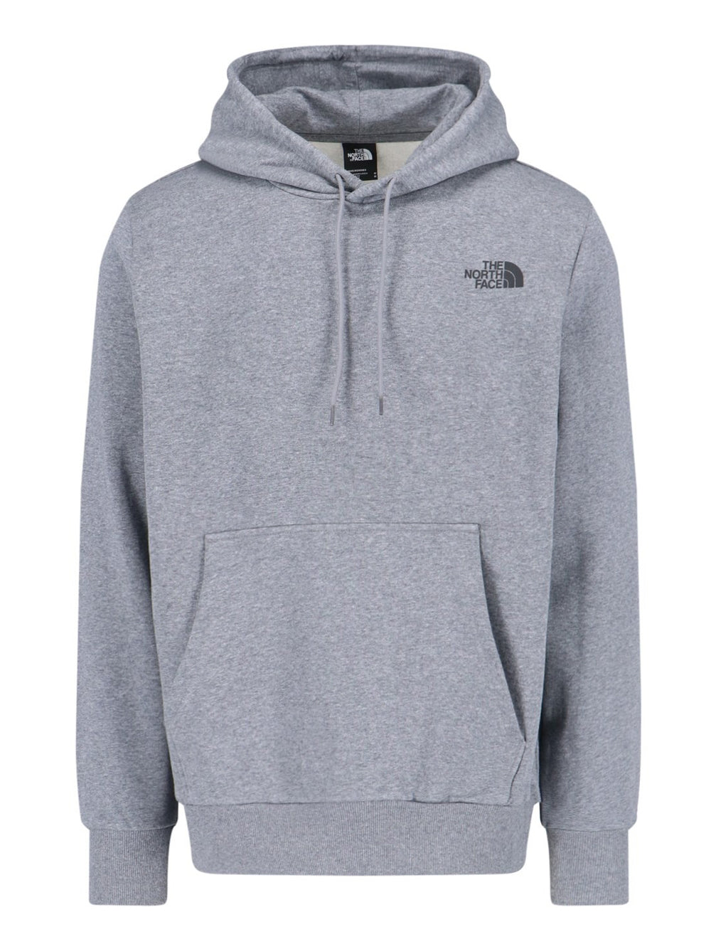 Felpa Cappuccio The North Face Hood Logo da Uomo - Grigio