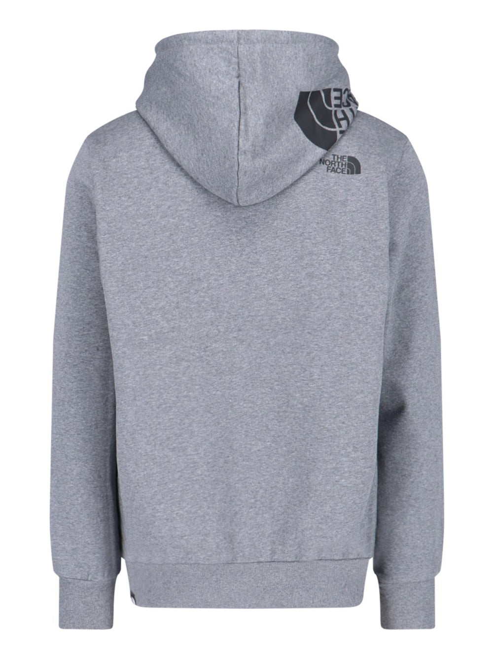 Felpa Cappuccio The North Face Hood Logo da Uomo - Grigio