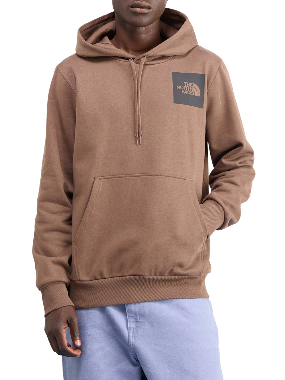 Felpa Cappuccio The North Face Fine da Uomo - Marrone