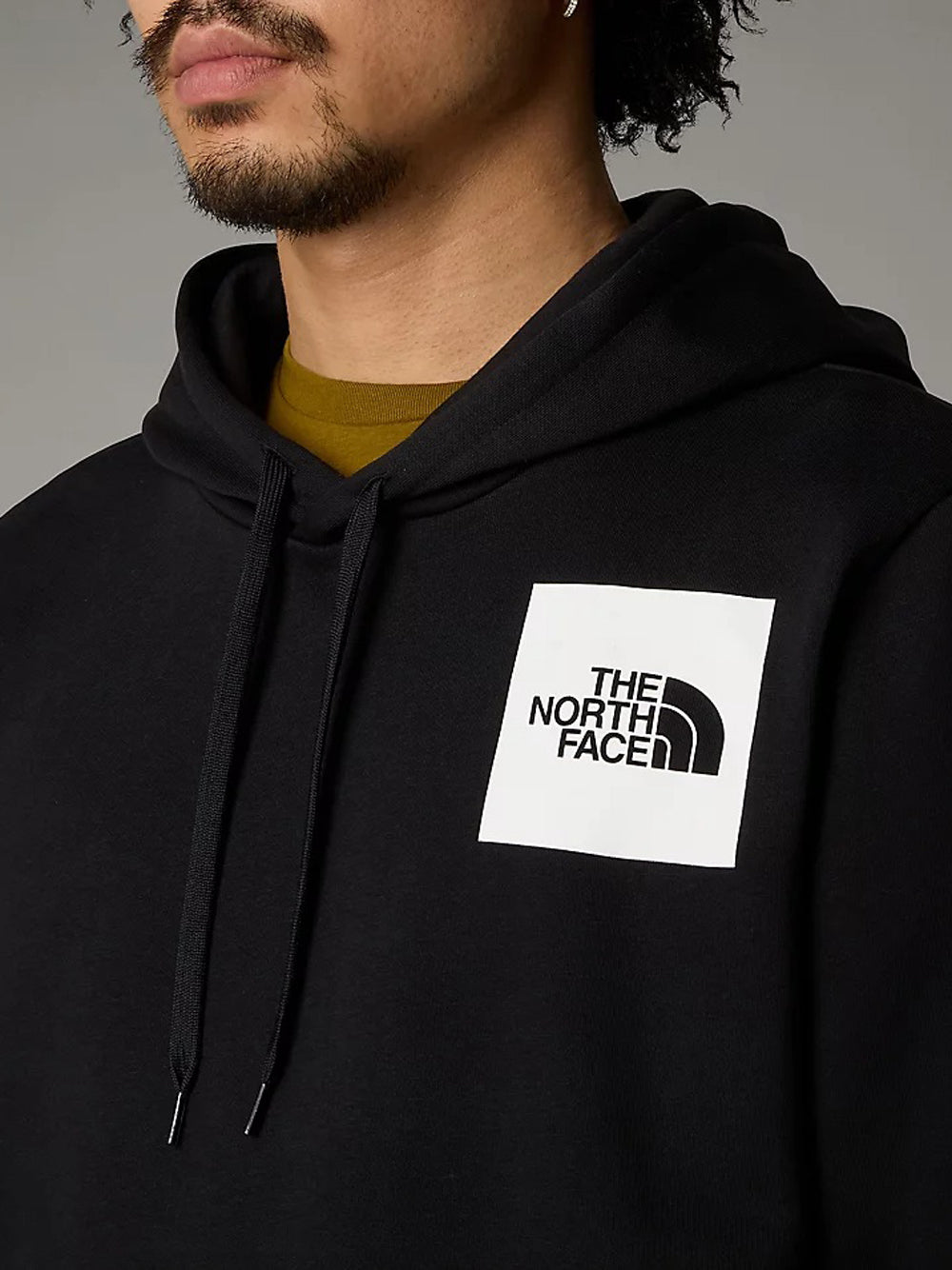 Felpa Cappuccio The North Face Fine da Uomo - Nero