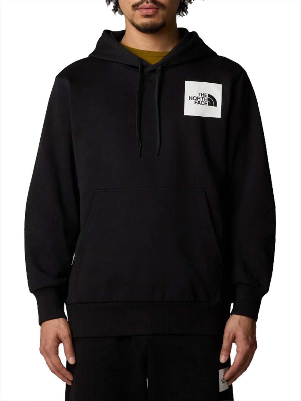 Felpa Cappuccio The North Face Fine da Uomo - Nero