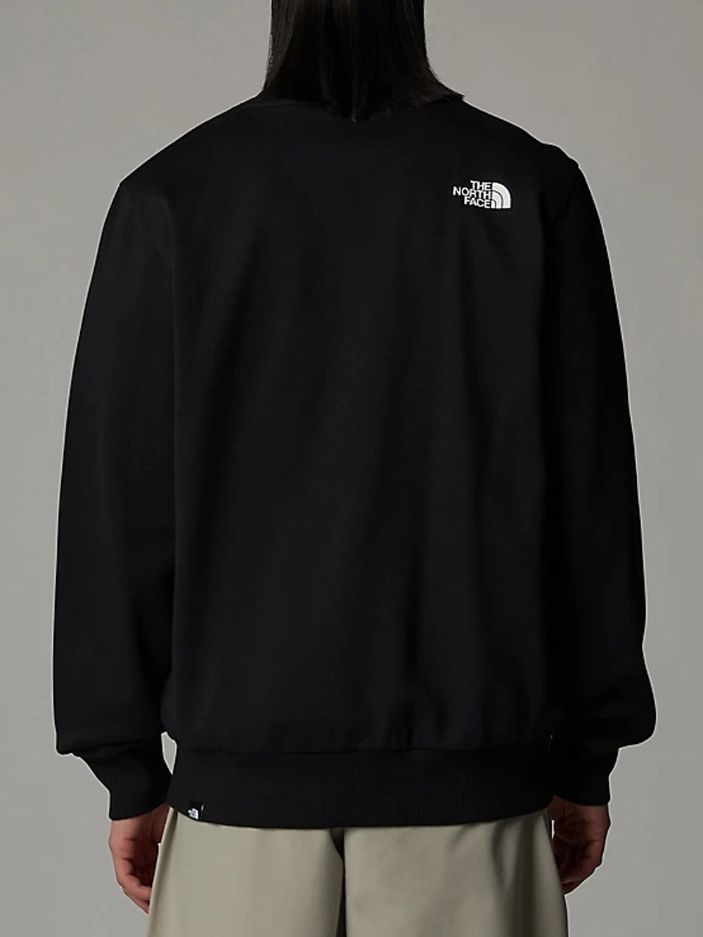 Felpa The North Face Fine Crew da Uomo - Nero