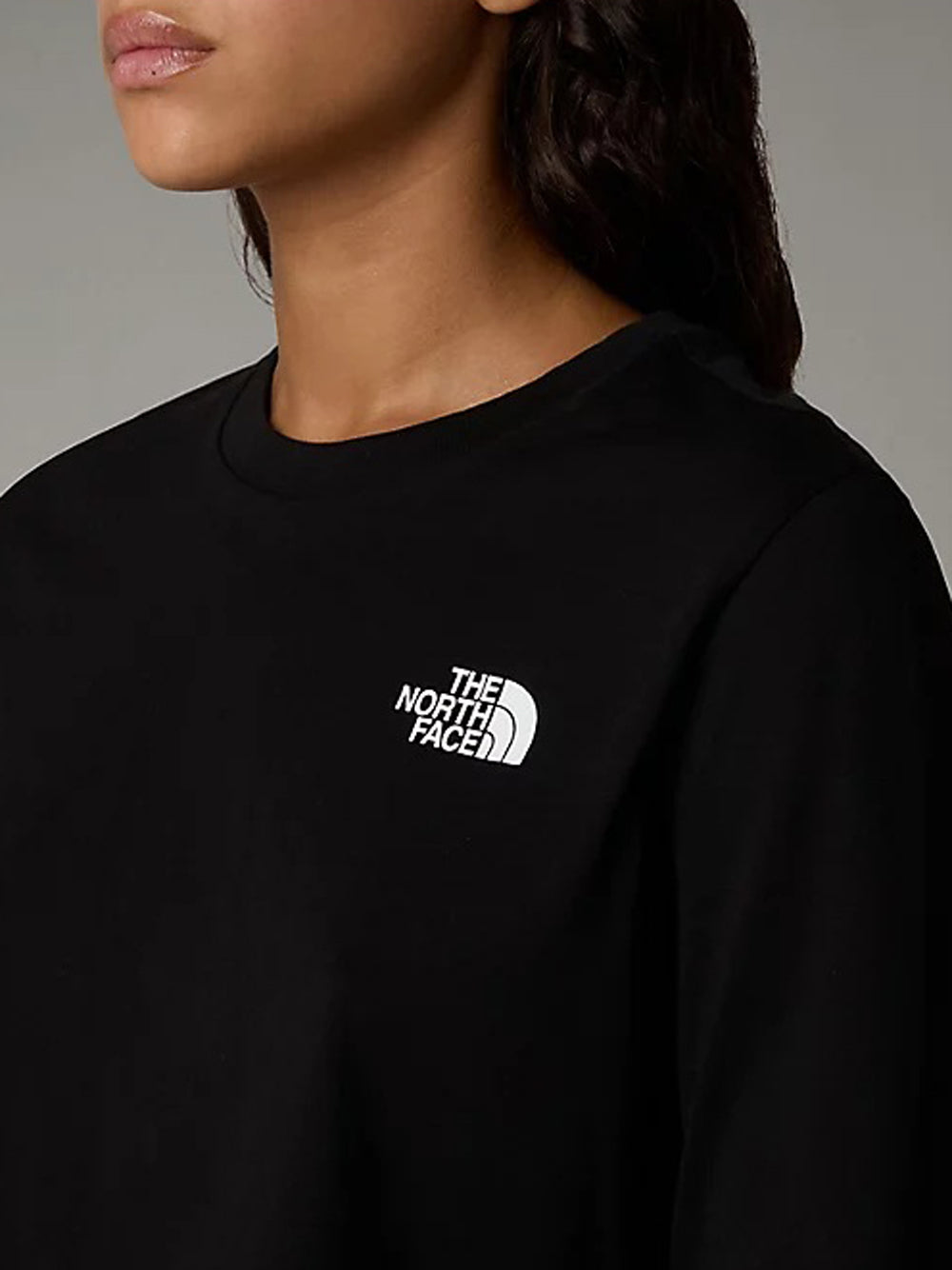 T-shirt The North Face Simple Dome Crop da Donna - Nero