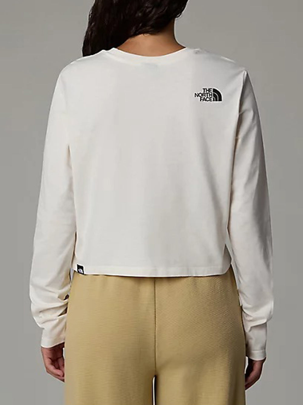 T-shirt The North Face Simple Dome Crop da Donna - Bianco