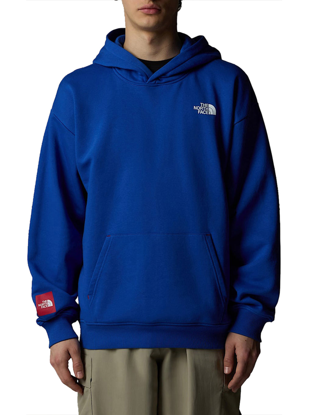 Felpa Cappuccio The North Face Axys Hoodie da Uomo - Blu