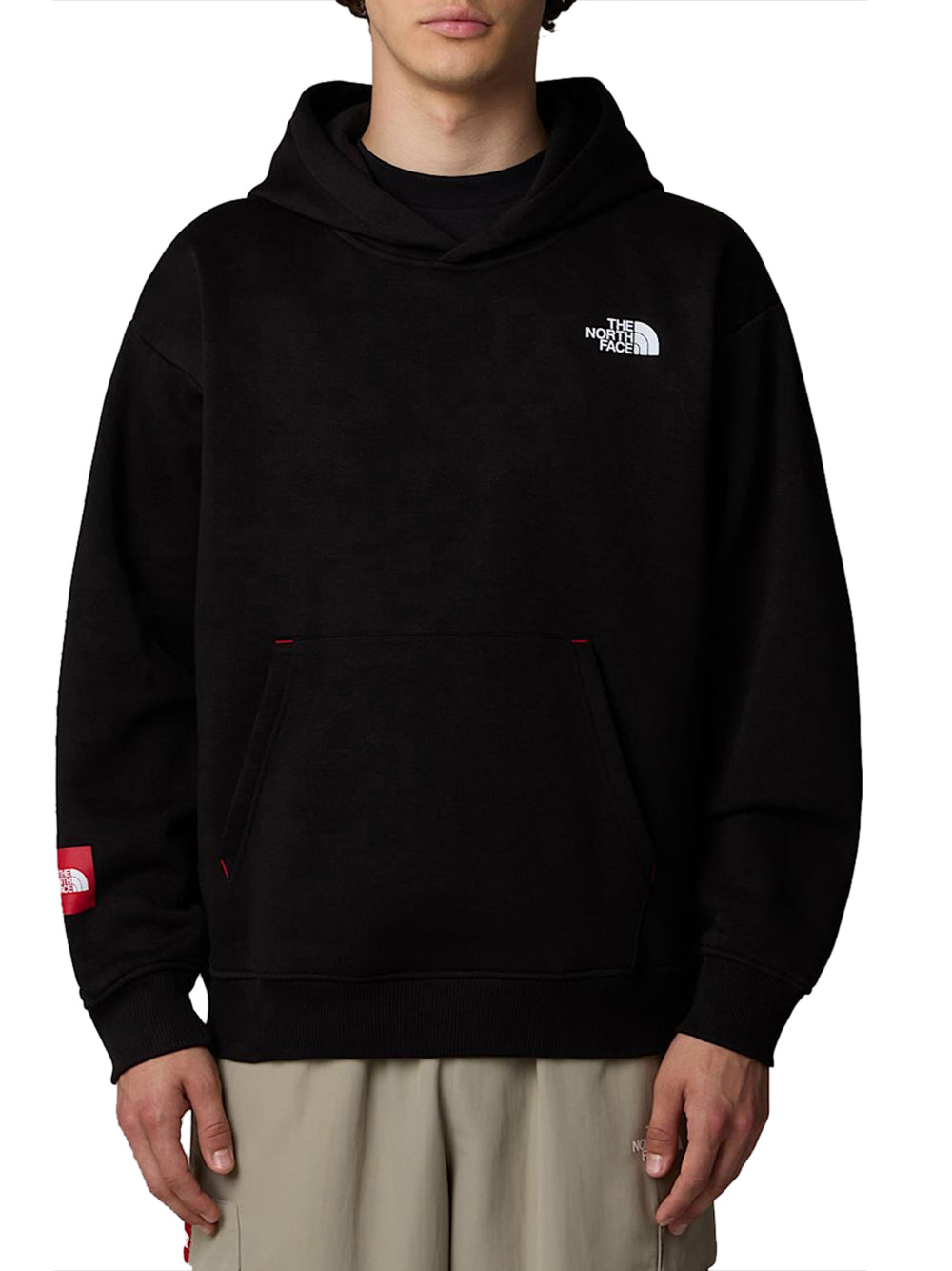 Felpa Cappuccio The North Face Axys Hoodie da Uomo - Nero