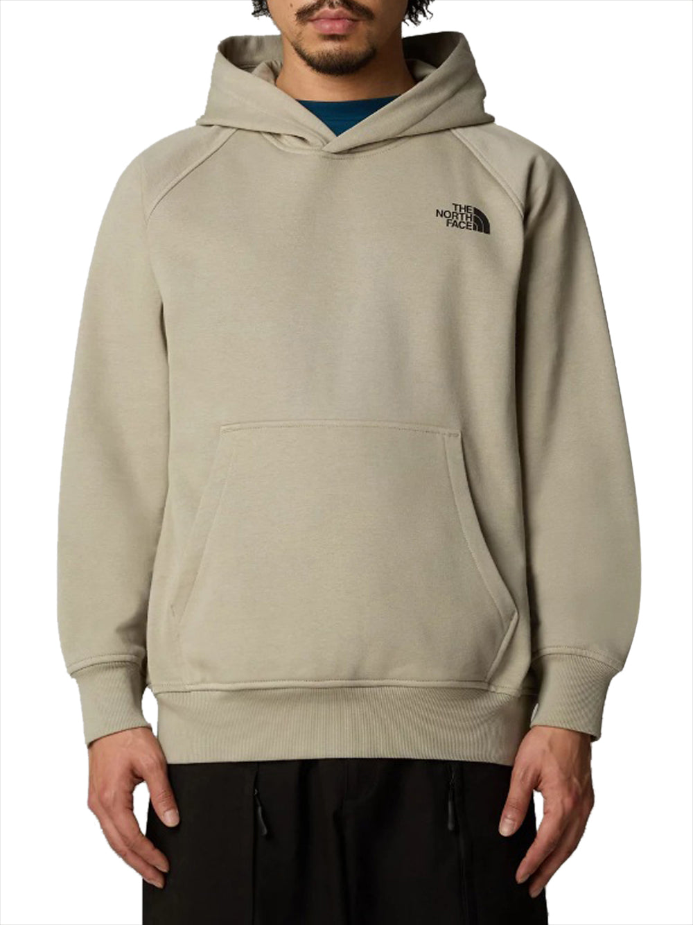 Felpa Cappuccio The North Face Raglan Redbox da Uomo - Grigio