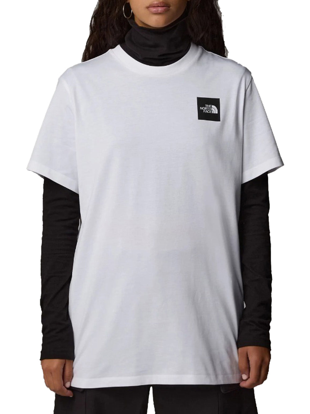 T-shirt The North Face Relaxed Fine da Donna - Bianco